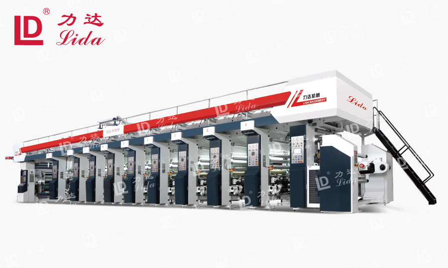 六色塑料薄膜食品袋凹版印刷機 六色塑料薄膜食品袋凹版印刷機